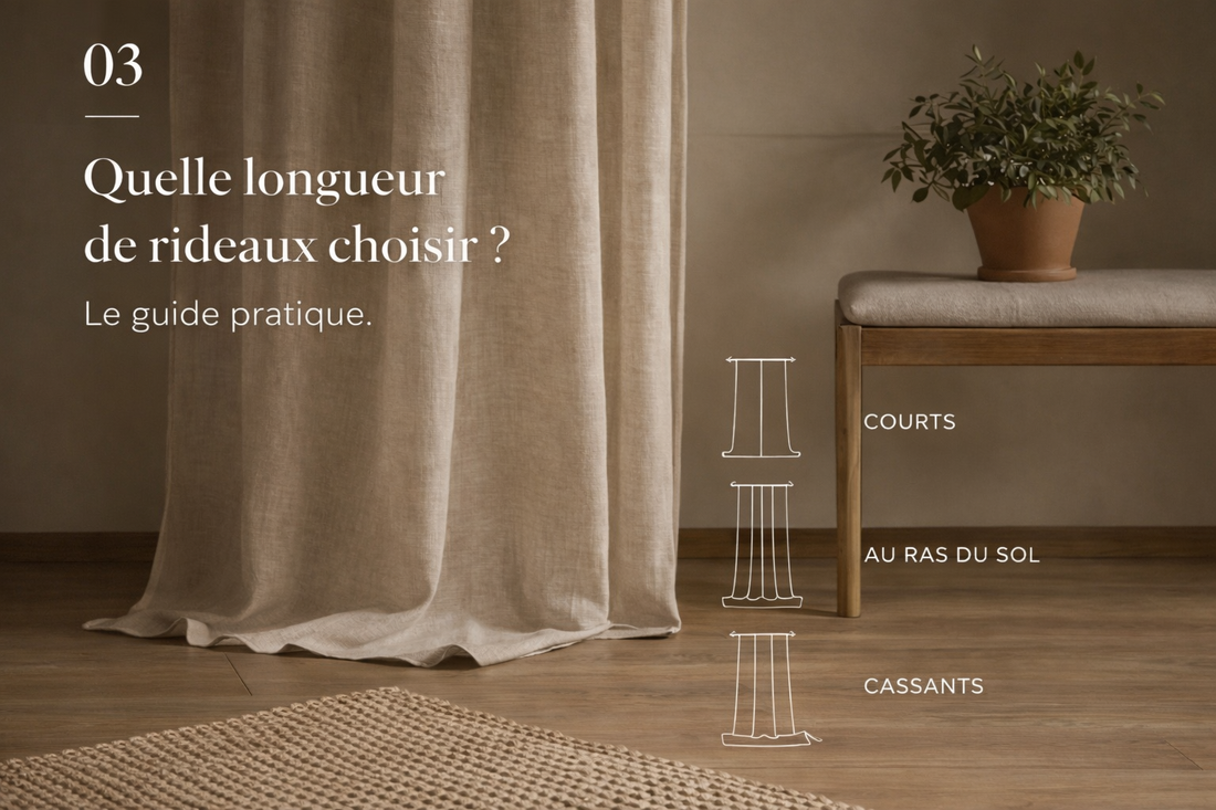 Quelle longueur de rideaux choisir ? Le guide pratique