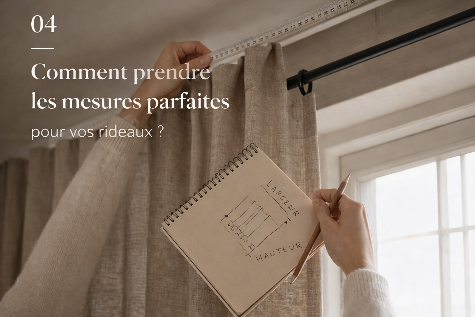 Comment prendre les mesures parfaites pour vos rideaux ?