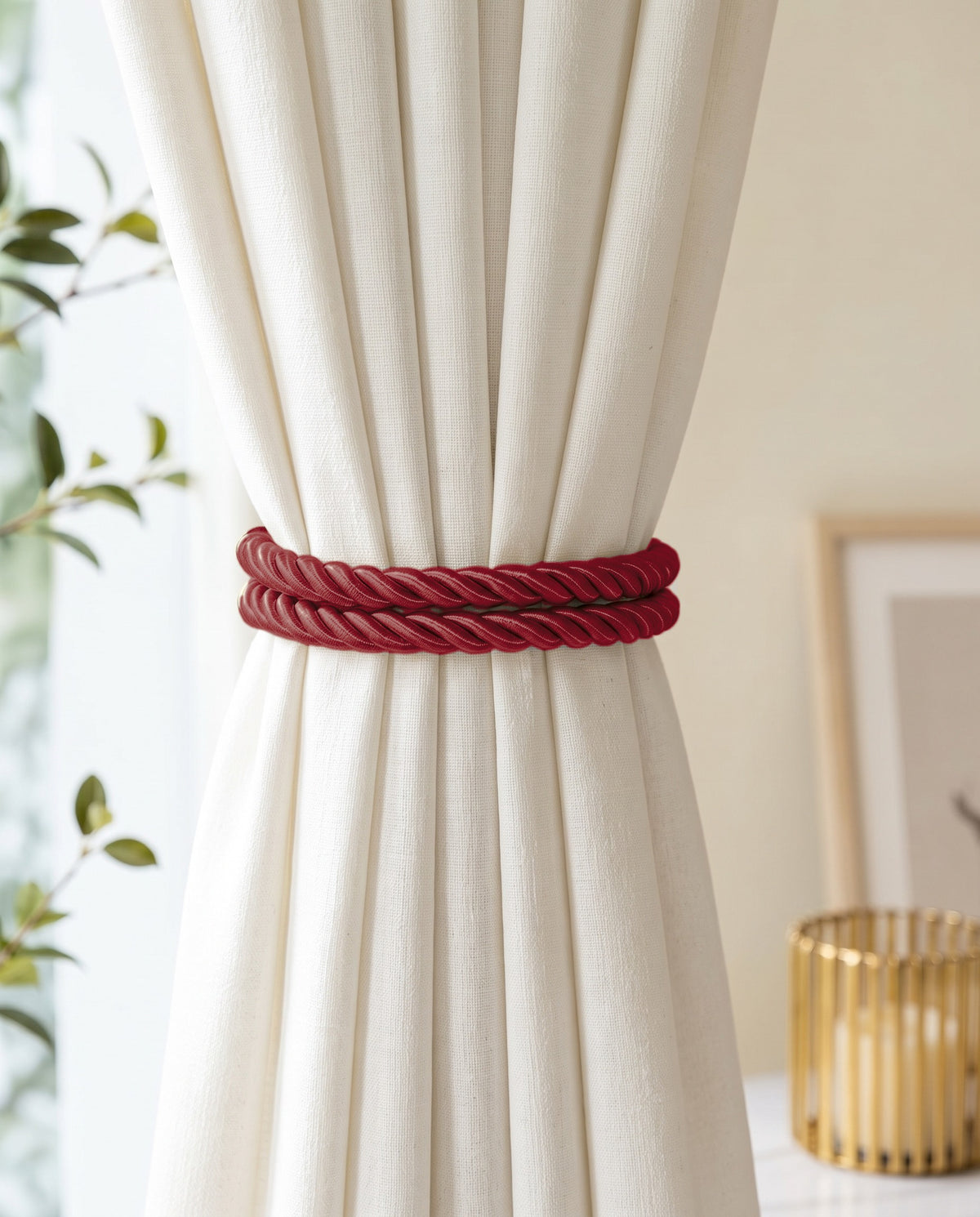 Embrasse Tressa coloris rouge