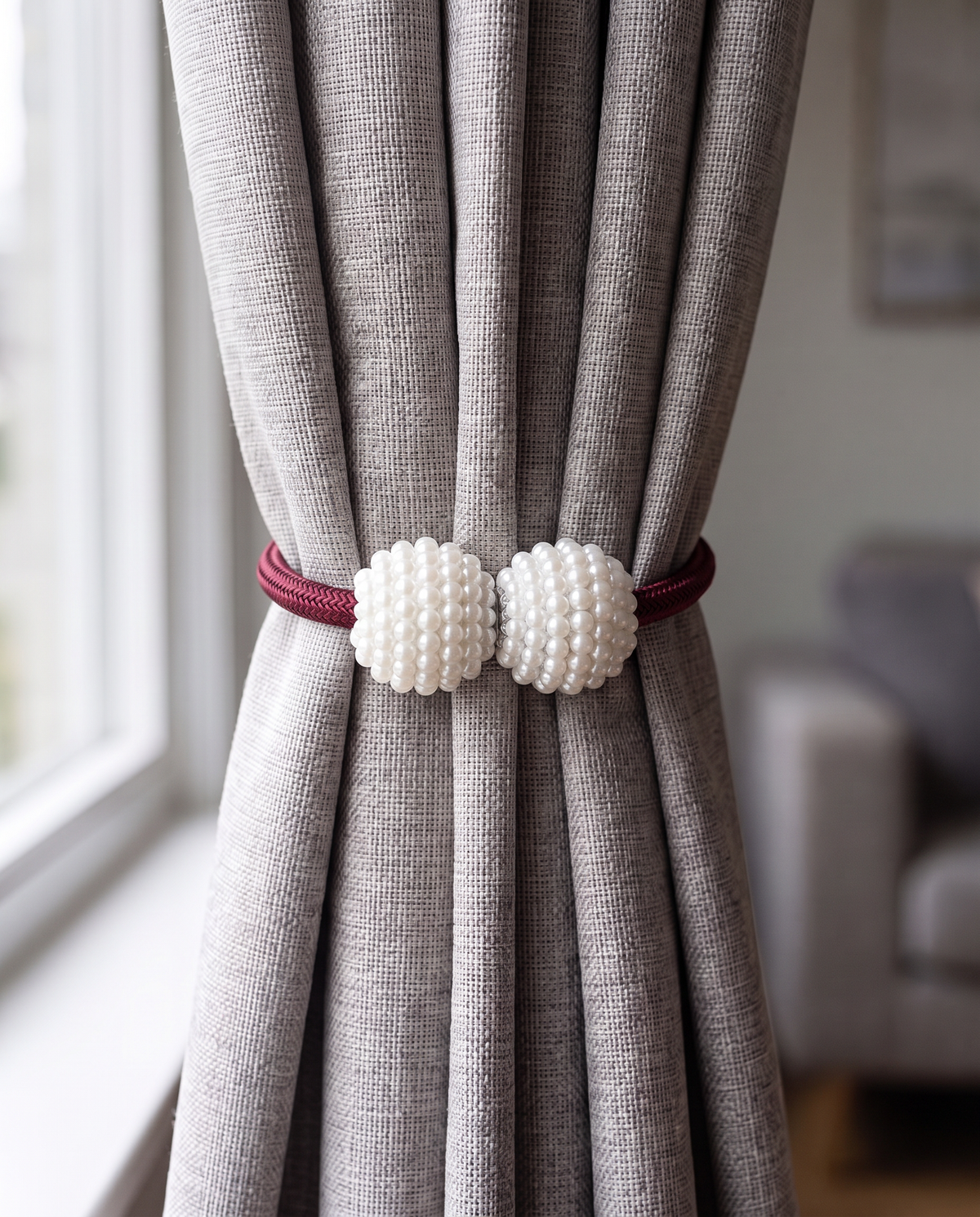 Embrasse Perla coloris rouge