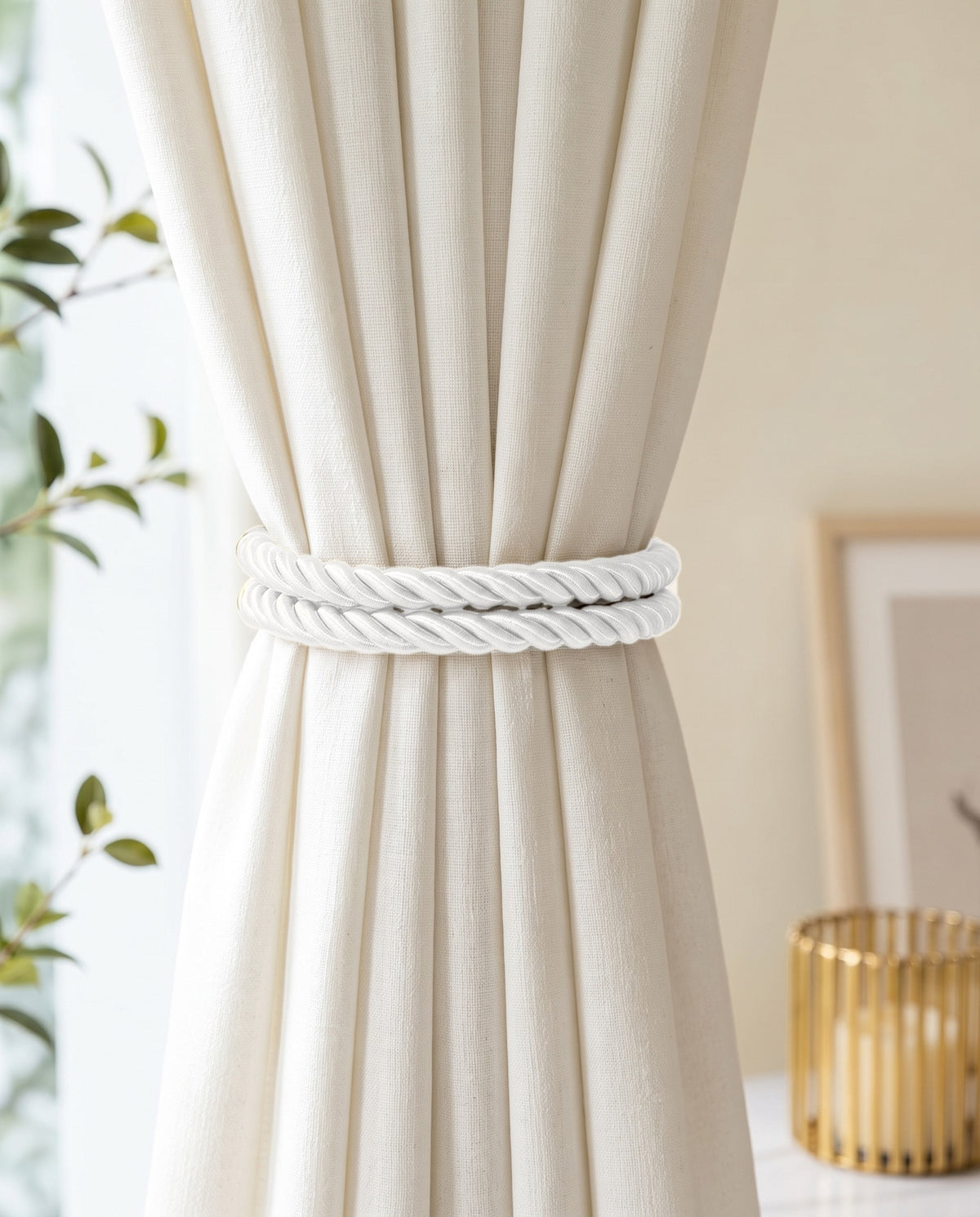 Embrasse Tressa coloris blanc