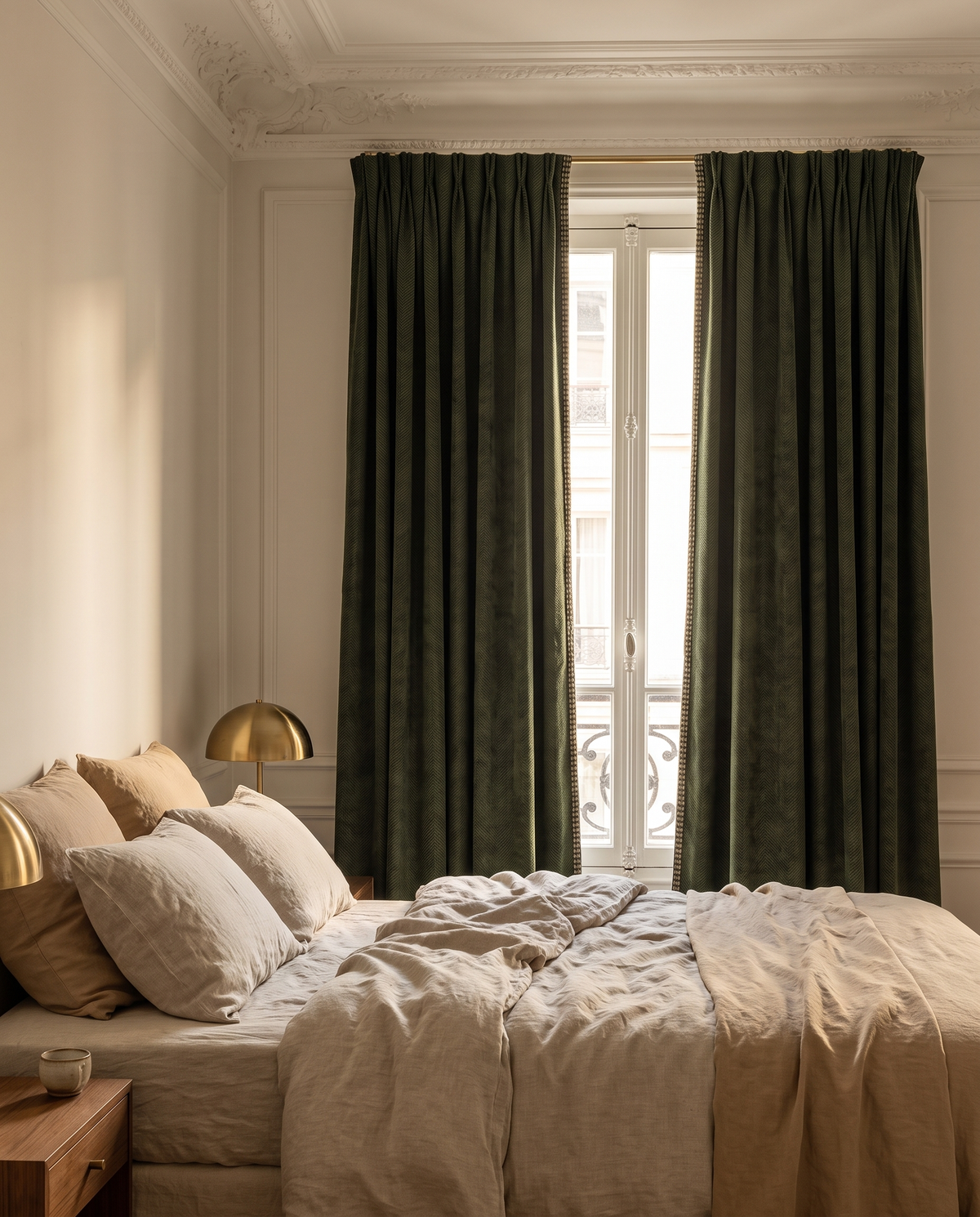 Voilage Sève – dans une chambre