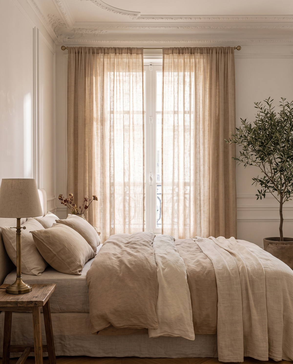 Voilage Sabla – dans une chambre