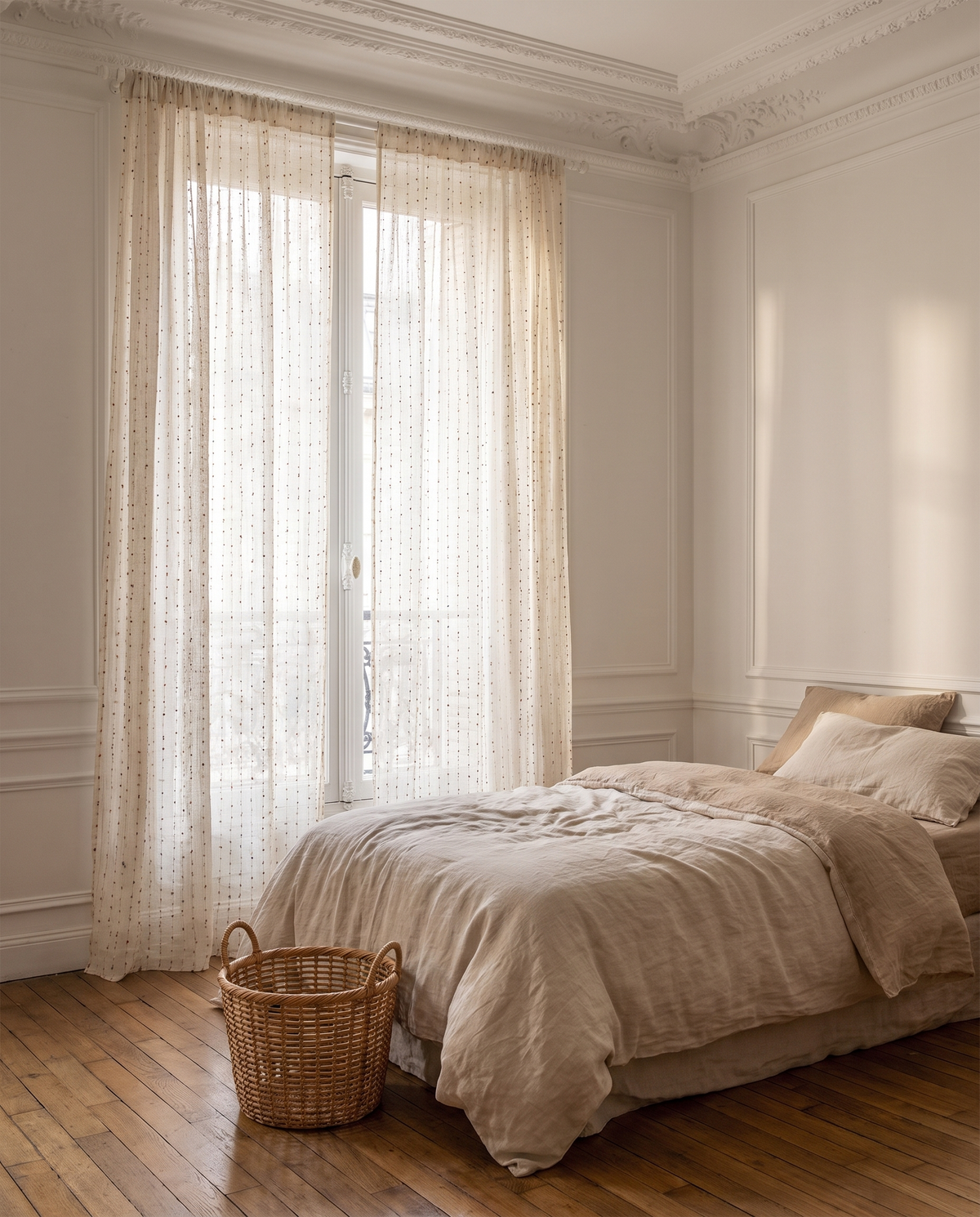 Voilage Confetti – dans une chambre