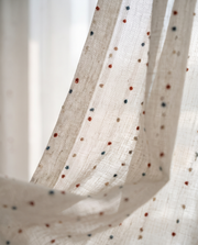 Voilage Confetti – détail de la matière