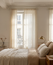 Voilage Linoa – dans une chambre
