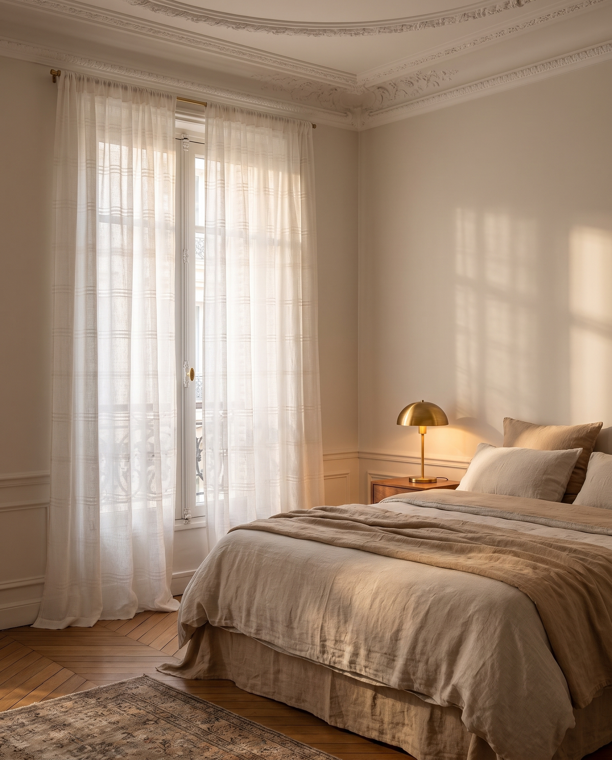 Voilage Nami – dans une chambre