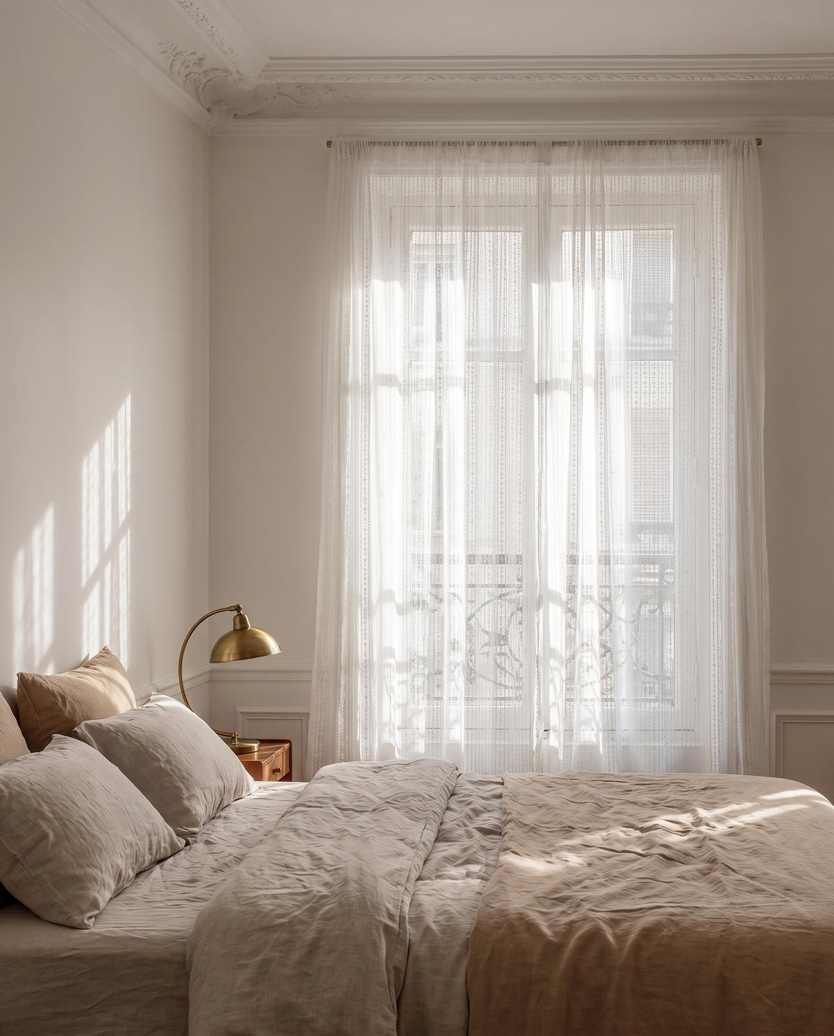 Voilage Alba – dans une chambre