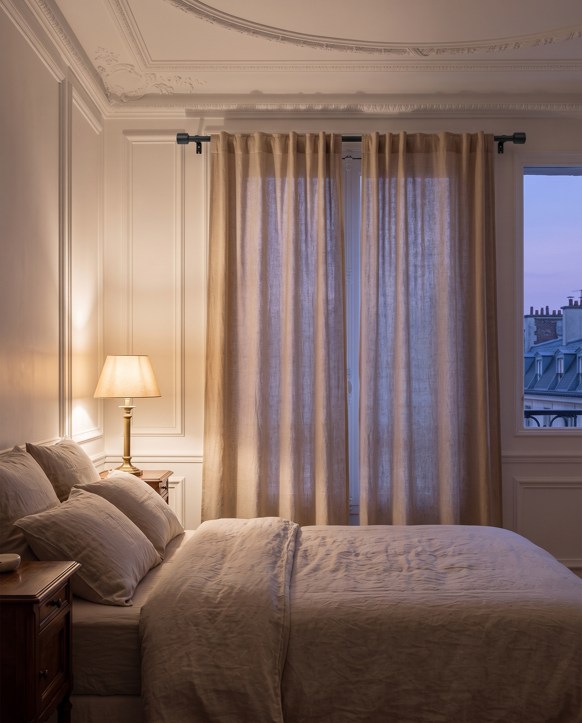 Tringle Onyx — dans une chambre
